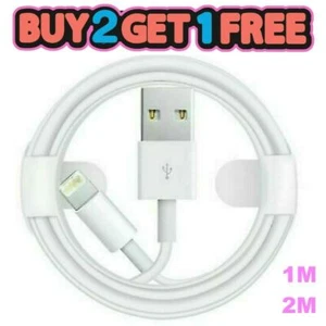 Cable USB de sincronización de cargador rápido para Apple iPhone 5 6 7 8 X XS XR 11 12 13 Pro iPad - Imagen 1 de 5