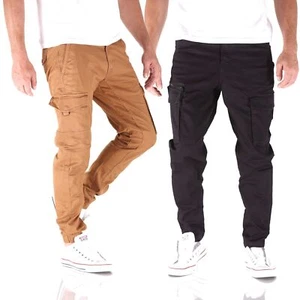 Jack & Jones Paul Flake Cargo Tapered Fit Herren Jeans Hose - Bild 1 von 28