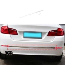 Silver Steel 2011-2013 Cover Trim Rear Bumper Strip Protector For BMW 5 Series