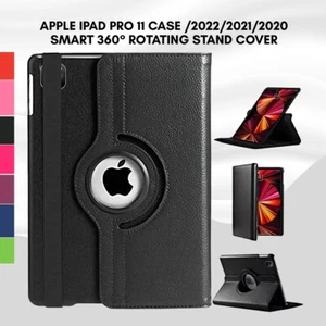 iPad Pro 11 Case 2022 2021 2020 Smart 360° Rotating Stand Cover - Picture 1 of 13