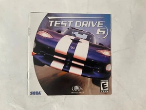 *Manual Only* Sega Dreamcast *Test Drive 6* Racing Game DC **OEM** - Picture 1 of 4