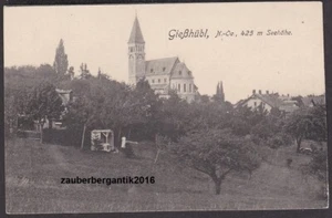 13047 Gießhübl Ortsansicht mit Kirche Bezirk Mödling - Bild 1 von 2
