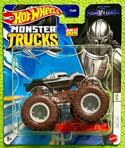 Hot Wheels 2024 Monster Trucks Star Wars Mandalorian #HTM26 1:64 Scale Die-cast - Picture 1 of 2