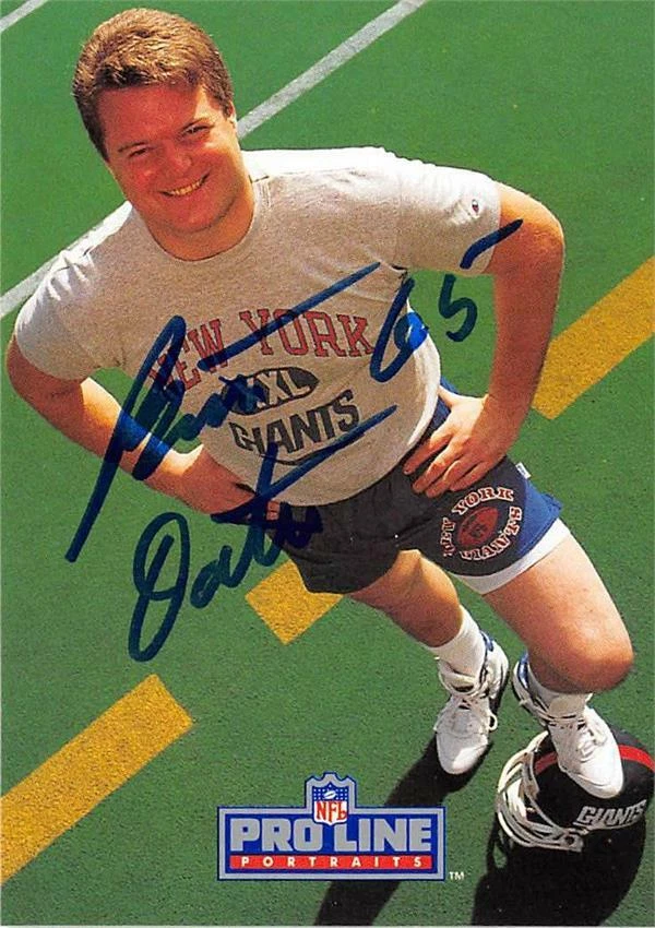 Bart Oates autographed Football Card (New York Giants) 1991 Pro Line #191 - Image 1 of 1