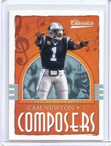 2018 Panini Classics Composers Insert NO.10 Cam Newton - Carolina Panthers - Picture 1 of 3