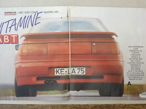 * ARTICOLO AUDI COUPE' QUATTRO 20V -- 1989 - Foto 1 di 1