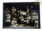 Matted 8"x6" old photograph Children At Elementary School China before 1911s 