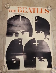 The Beatles  A Hard Days Night  Rare Vintage Swierzy 1964 Movie Poster  - Picture 1 of 11