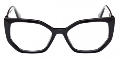 GUESS GU2966 001 Black Plastic Optical Eyeglasses Frame 52-17-140 Cat Eye - Image 1 of 3