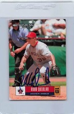 2005 Donruss #80 Robb Quinlan Angels Signed Auto *G9864