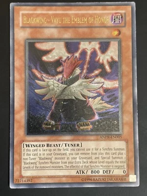 Blackwing Vayu the Emblem of Honor ANPR-EN005 Ultimate Unlm Edition NM - Image 1 of 2