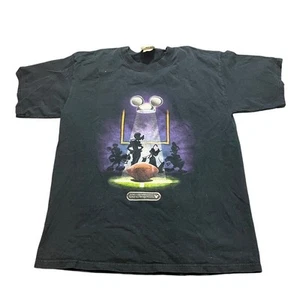Camiseta De Colección Walt Disney World Deportes Fútbol Zona Final Negra Y2K Mickey Talla Grande - Imagen 1 de 8