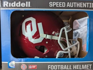 Oklahoma Sooners Riddell Speed Full Size Authentic Football Helmet - Picture 1 of 6