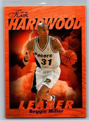 Fleer #11 Reggie Miller Flair Hardwood Leaders 1997-98 Foto 1 de 2