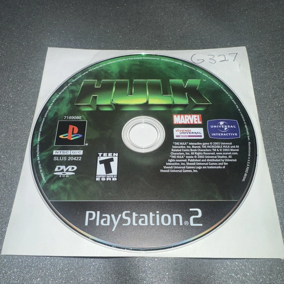 Hulk PlayStation 2 PS2 Disc Only G327 - Image 1 of 1