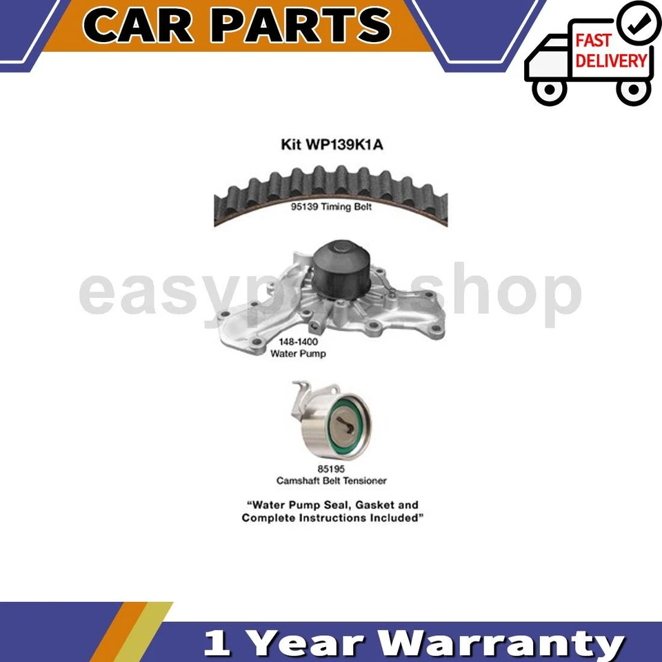 Kit de correa de distribución de motor Dayco con bomba de agua para Dodge Caravan 2000 1987 1988 Foto 1 de 2