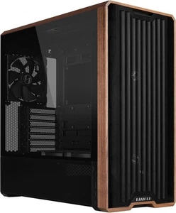 Lian Li LANCOOL 217 Echt Walnussholz Computergehäuse, Mid-Tower ATX PC schwarz - Bild 1 von 8