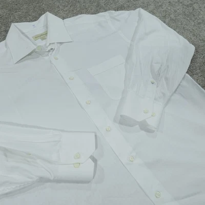 Tommy Bahama Dress Shirt Men 16 32-33 Regular Fit Button Up White Tux - Image 1 of 4