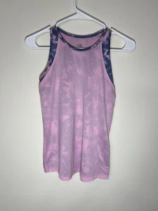 Athleta Girl XL 14 Youth Perfect Pair Layered Tank Sleeveless Shirt Active Pink - Picture 1 of 12