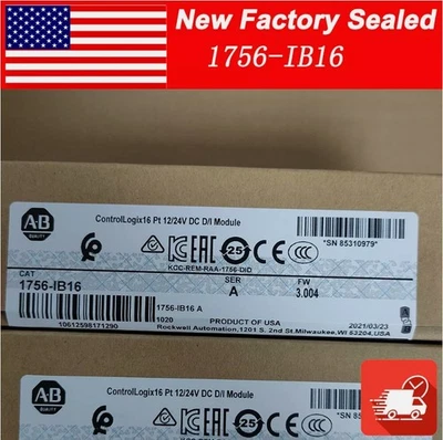 Brand New 1756-IB16 AB ControlLogix Input Module Free Shipping - Image 1 of 4