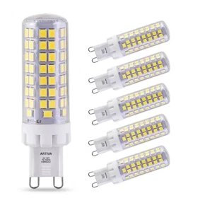 LED Light Bulb 60-Watt Equivalent 7-Watt G9 Dimmable 3000K  (6-Pack) - Picture 1 of 1