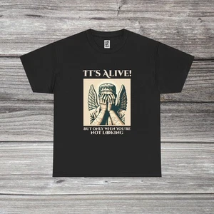 It's Alive! Weeping angel Halloween T-Shirt - Picture 1 of 25