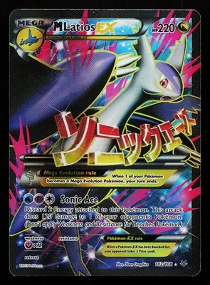 M Latios EX 102/108 Full Art XY Roaring Skies Pokémon Card - Image 1 of 2