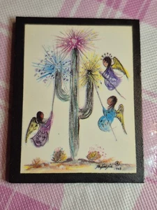 Ted Degrazia - Calamita frigo frigorifero sud-ovest nativi vintage bambini... - Foto 1 di 9