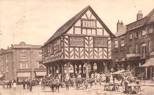 PC-AK LEDBURY /HEREFORD /HEREFORDSHIRE /England Market House um 1910 - Picture 1 of 1