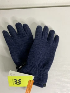 All In Motion blau/schwarze Handschuhe feuchtigkeitsableitendes Futter wärmer gemütlich Größe 8-14 - Bild 1 von 14