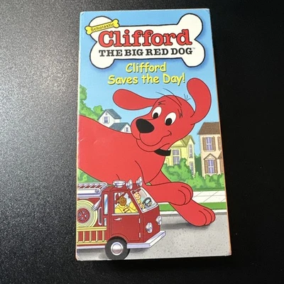 Clifford the Big Red Dog - Clifford Saves The Day VHS Tape 2001 Kids Cartoon - Image 1 of 4