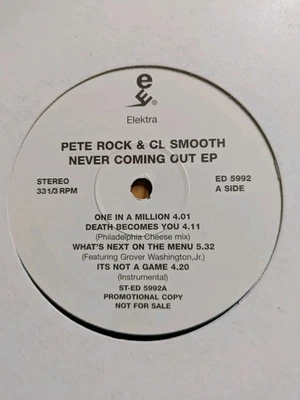 Pete Rock & CL Smooth - Never Coming Out EP - 90s Rap Rare!  - Image 1 of 2