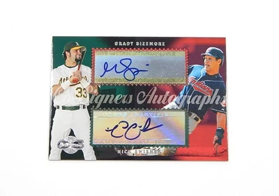 Autógrafos dobles Topps Cofirmantes 2006 Grady Sizemore/Nick Swisher #CS-84 automático Foto 1 de 2