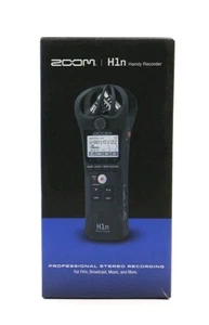 Zoom H1n Pratico Registratore Registratore Stereo Portatile - Nero - Nuovo con scatola!  - Foto 1 di 12