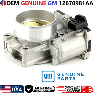 GENUINE GM Throttle Body For 2012-2025 GMC Chevrolet Cadillac Buick V6, 12670981 - Image 1 of 4