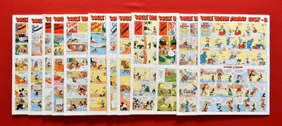 WALT DISNEY SUNDAY PAGES 1/32 COMPLETA  GERTIE DAILY COMIC ART - Immagine 1 di 4
