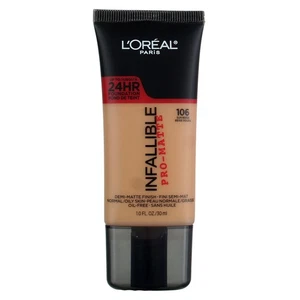3er-Pack L'Oreal Paris Infallible ProMatte Foundation, Sonnenbeige 106, 1 fl. Oz. - Bild 1 von 2