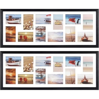 24 отверстия коллаж рамка 4 x 6 фотографии стены декор семьи подарок классический дизайн новый - Изображение 1 из 4