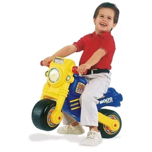 Scivolo Auto Moto Ruota Veicolo Bambini Moltó Cross Classic 63 Cm Blu/Giallo - Foto 1 di 4