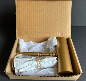 Gold Tone Traditional Incandescent Swivel Picture Light Wall Lamp 5.25 inch NIB - Picture 1 of 7