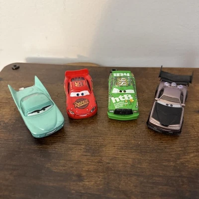 Lot of 4 Diecast Disney Pixar Cars Movie Toy Cars Character Vehicles - Image 1 of 4
