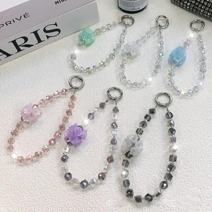 Anti-Lost Phone Hand Rope Crystal Bag Pendant Mobile Phone Lanyard Strap - Photo 1 sur 16