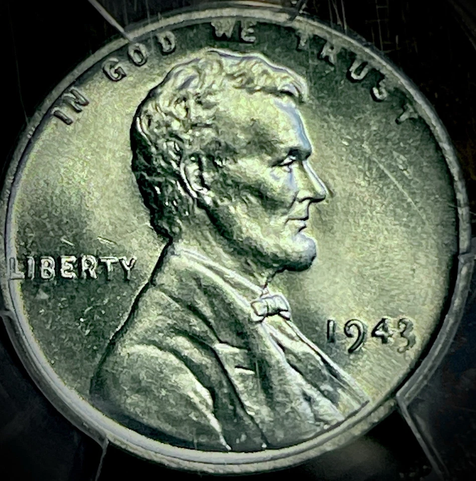 1943 P D S 1c Lincoln Steel Wheat Cent PCGS 1 MS 65 2 Ms66 Three Coin Lot - Image 1 of 4