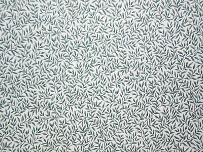 Vintage Dark Green Small Print  Vines on Slightly Off White by York SP7215 - Image 1 of 4