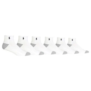 Polo Ralph Lauren Classic Cotton Sport 6 Pair Socks Mens Style : 824002pk - Picture 1 of 1