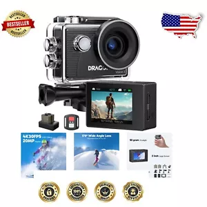 Compact 4K Sports Camera with Underwater Case - Remote & Mounting Accessories - Picture 1 of 9