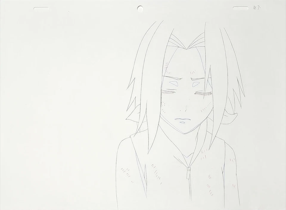 Naruto Animation Production Cel Drawing Douga: Sakura - 3948 - Image 1 of 1