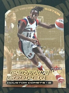 2000 Fleer Ultra WNBA #1G Gold Medallion Edition CYNTHIA COOPER Houston Comets - Picture 1 of 3