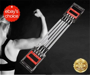 3-in-1 Chest Expander 5 Spring Adjustable Hand Grip Strengthener - Picture 1 of 12