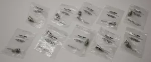Amphenol 46650-75RFX BNC Male Cap, Resistor Terminated, 75Ω 5% 1Watt, Lot of 10 - Picture 1 of 2